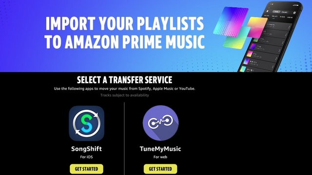 Transferir listas de reproducción de Spotify a Amazon Music