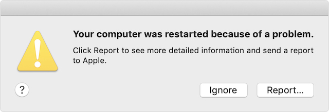 Problema de reinicio en Mac 