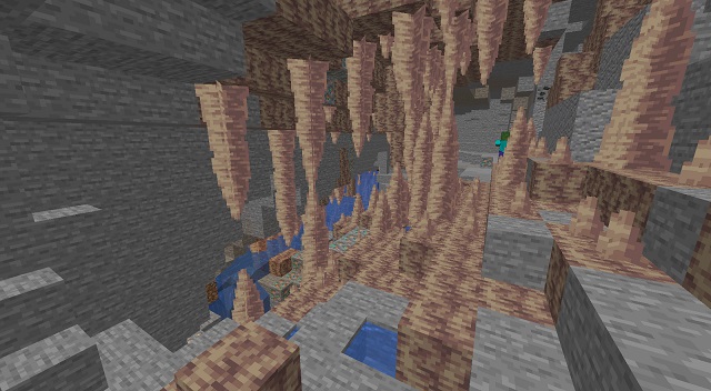 Cuevas de estalactitas Minecraft 1.18 Bioma
