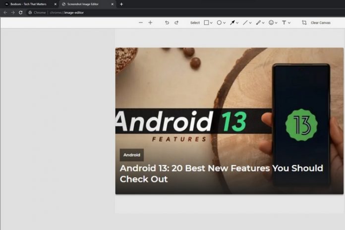 How to Enable Screenshot Editor in Google Chrome