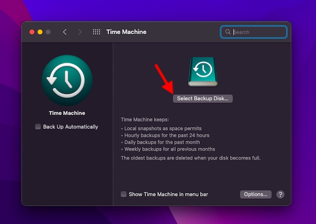 Haz una copia de seguridad de tu Mac con Time Machine 