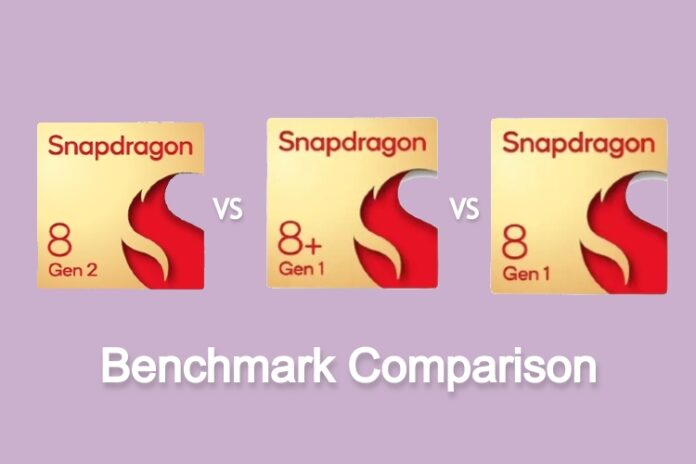 Snapdragon 8 Gen 2 vs 8+ Gen 1 vs 8 Gen 1: Benchmark Comparison